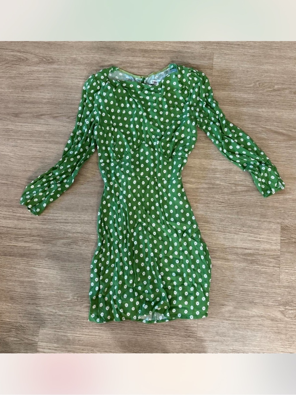 REFORMATION Daisy Print Mini Dress